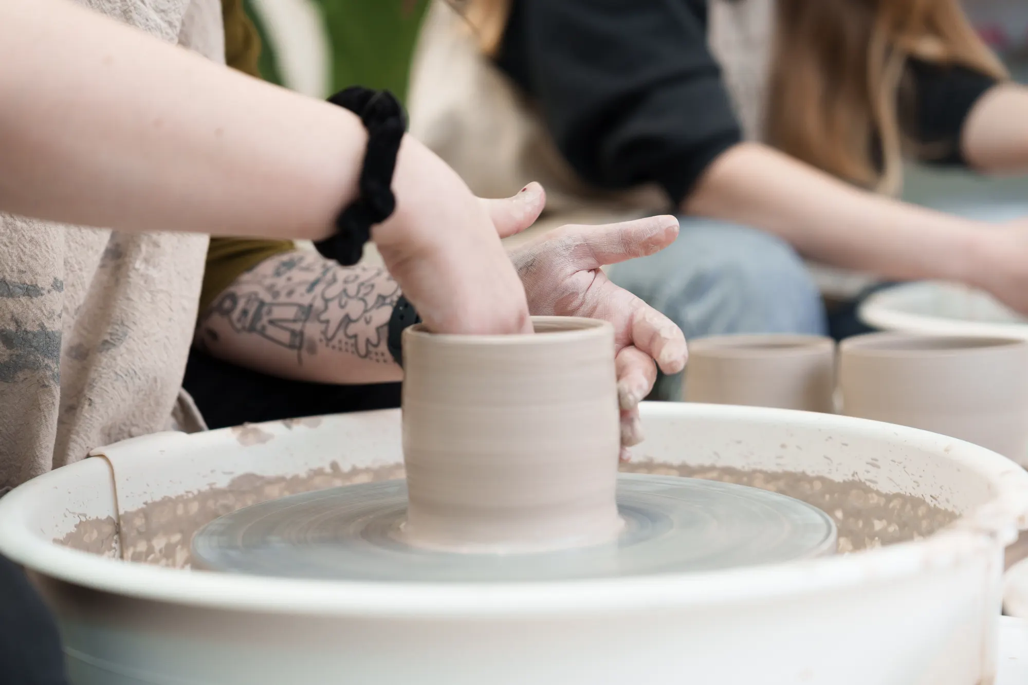 Wheel-Thrown Pottery Conditioning Class thumbnail 3
